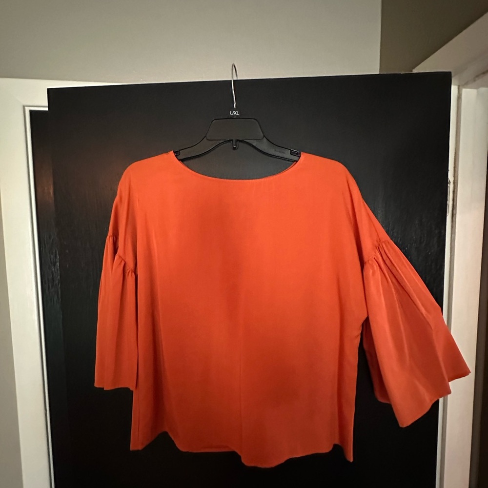 Cremieux Burnt Orange Top